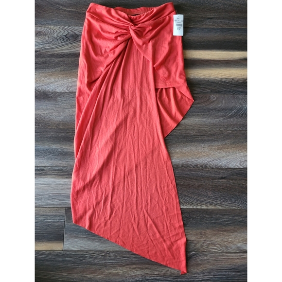 Valid by Sirens - Side Knot Long Skirt - Picture 1 of 4